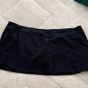 Lands' End Black Swim Skirt
